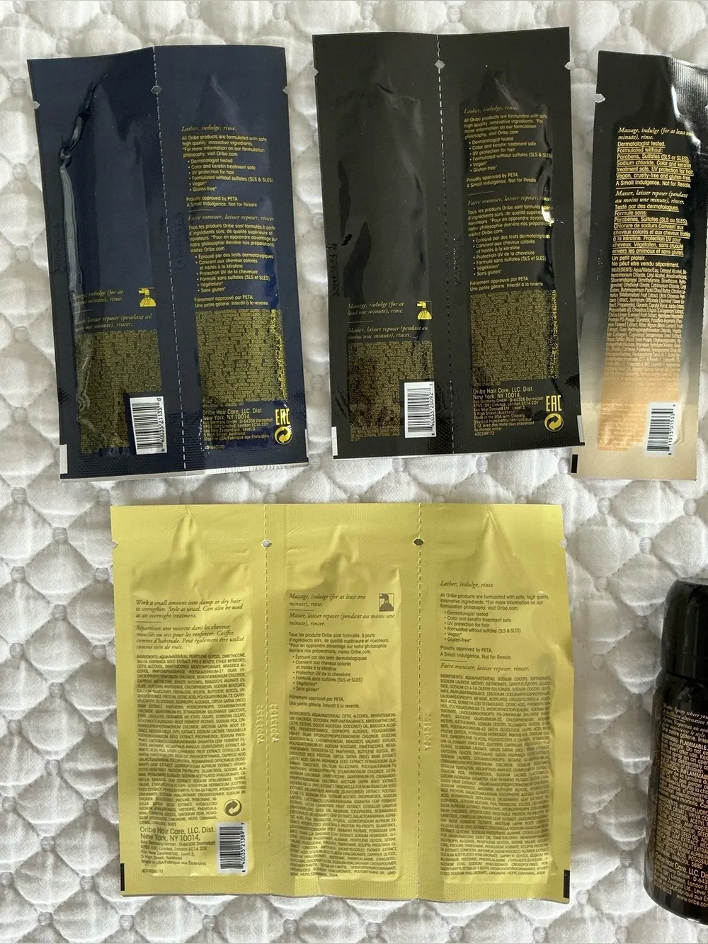 Oribe Discovery Hair Samples Set x 10